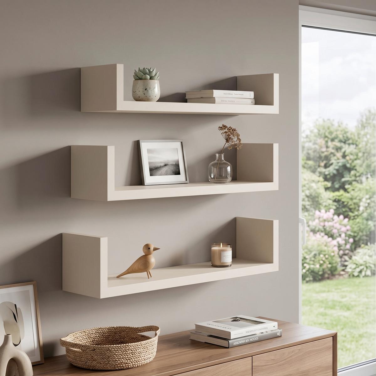 Wandboard Trinita Kaschmir, B: 58 cm - Kaschmir, MODERN, Holzwerkstoff (58/11,80/12cm)