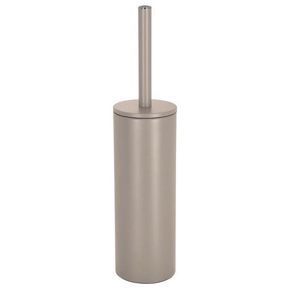 Wc-bürstengarnitur Akira Stehend Metall - Taupe, Basics, Metall (9,5/40cm)
