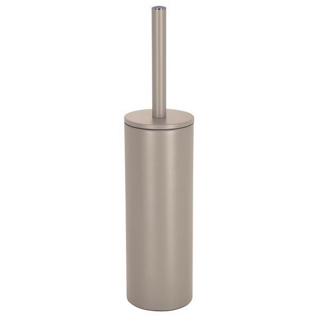 Wc-bürstengarnitur Akira Stehend Metall - Taupe, Basics, Metall (9,5/40cm)