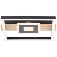 LED-Deckenleuchte G99913a76 Baldo - Hellbraun/Schwarz, Design, Holz/Kunststoff (5,5/29,5/27,5cm) - Brilliant