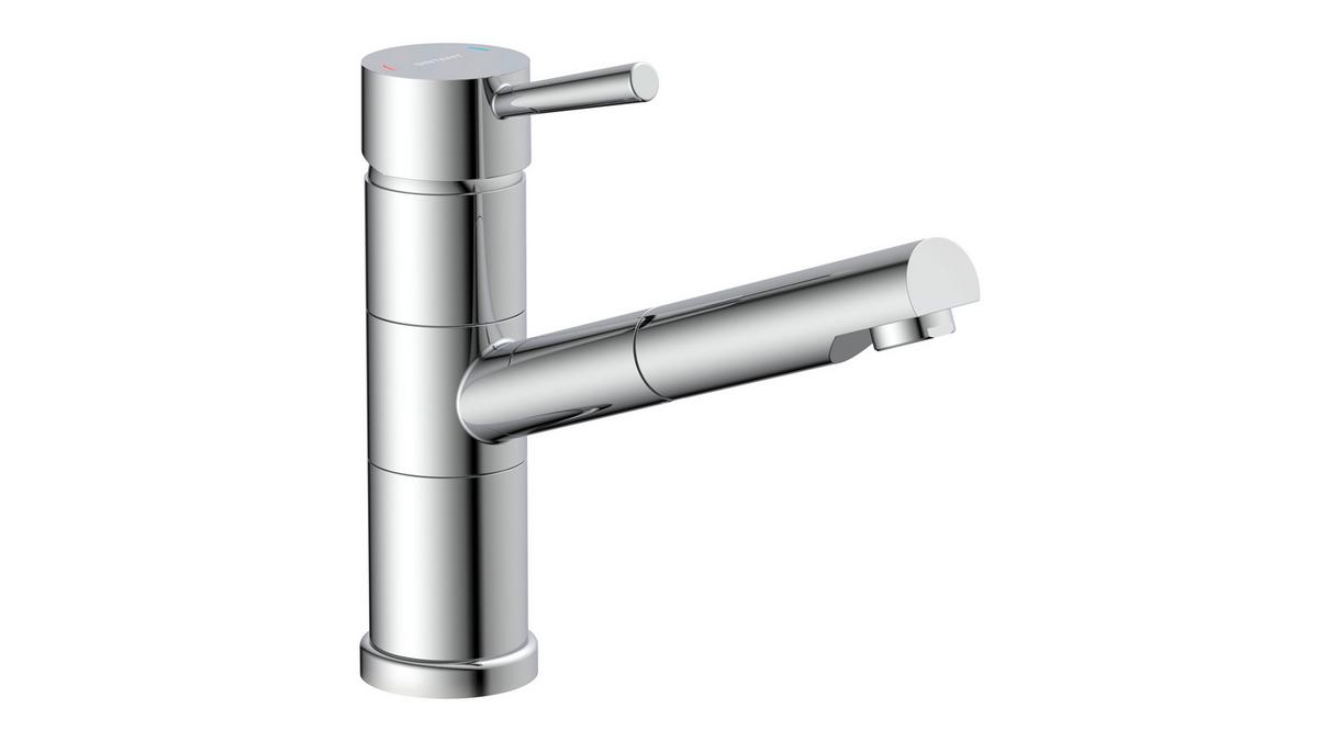Küchenarmatur Sistant Paris Chromfarben Schwenkbar, Hochdruck - Chromfarben, Basics, Metall (5,5/20/23cm) - Sistant