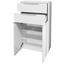 Fackelmann Midischrank Kara White - Weiß, MODERN, Glas/Holzwerkstoff (61/106,5/32cm) - Fackelmann Fackelmann Midischrank Kara White - Weiß, MODERN, Glas/Holzwerkstoff (61/106,5/32cm) - Fackelmann