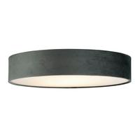 Deckenleuchte Drum 23298-3gy - Grau, Basics, Textil/Metall (50/50/10cm)