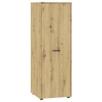 ŠATNÍKOVÁ SKRIŇA KIVO - čierna/dub artisan, Modern, kompozitné drevo/plast (45/129,8/52,1cm)