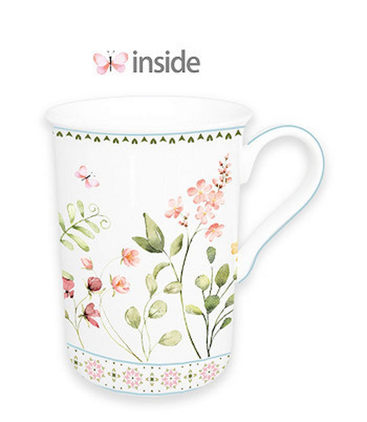 Kaffeebecher Claire - Multicolor, KONVENTIONELL, Keramik (7,5/9,5cm) - James Wood