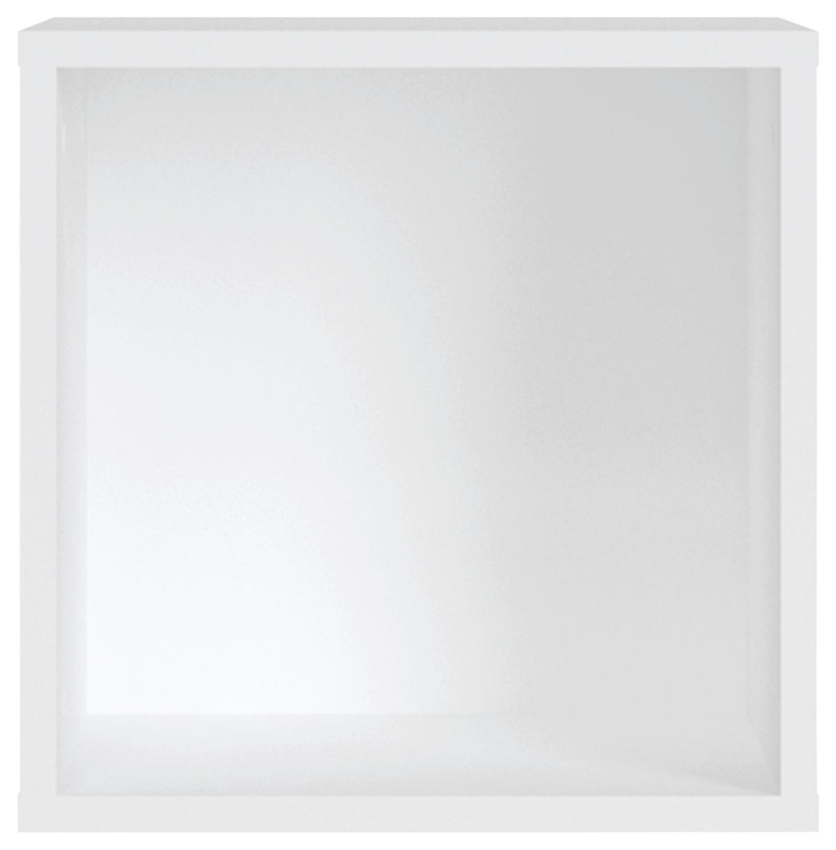 BOX LUGO - bílá, Moderní, kompozitní dřevo (35,2/35,2/34,4cm) - Mömax