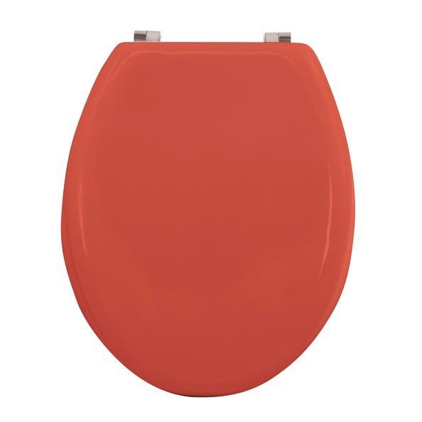Wc-sitz Terracotta Mit Antirutschnoppen B: 37 Cm - Terracotta, Basics, Holzwerkstoff (43/37/5,6cm)