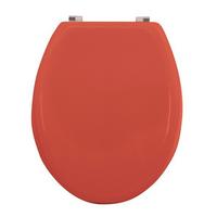 Wc-sitz Terracotta Mit Antirutschnoppen B: 37 Cm - Terracotta, Basics, Holzwerkstoff (43/37/5,6cm)