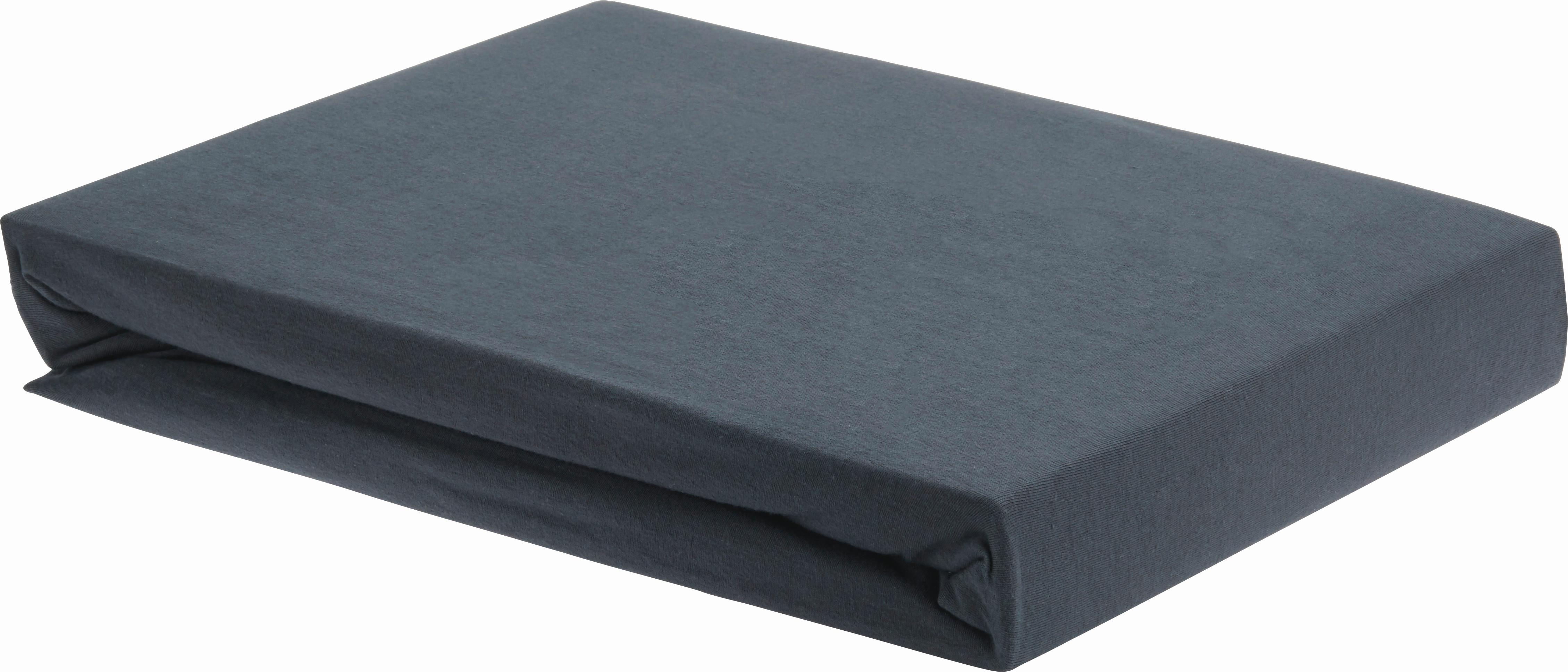 NAPÍNACIA PLACHTA NA BOXSPRIN Elasthan hoch, 180/200/40cm - antracitová, textil (180/200cm) - Premium Living