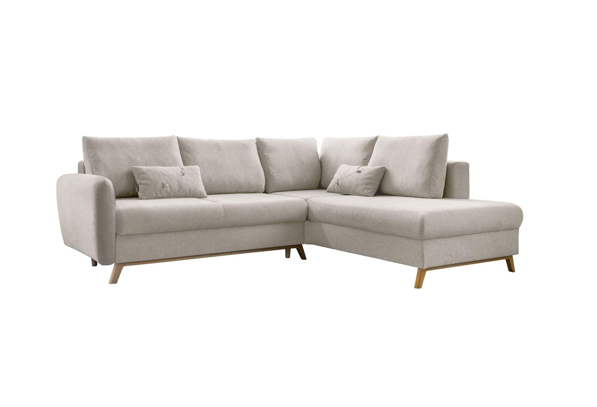 Ecksofa Scandic Lagom Beige S: 242x202 cm