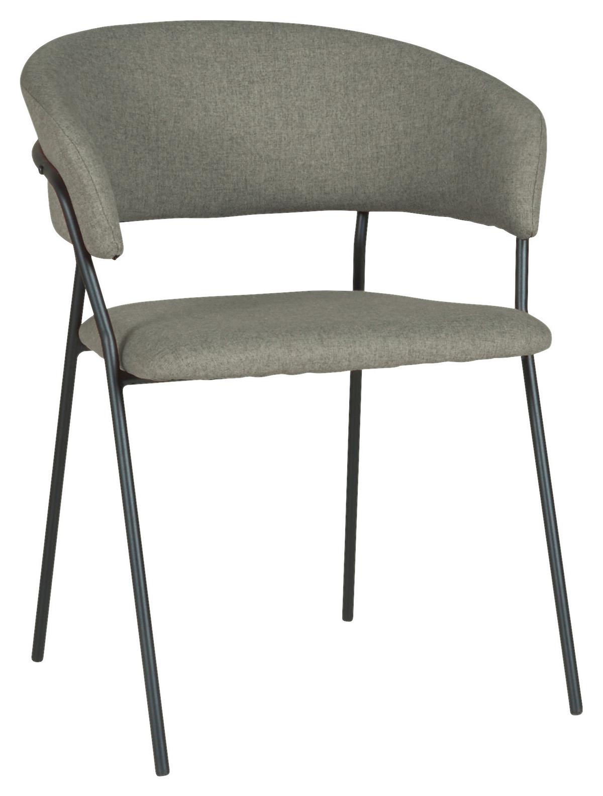 Židle s područkami Alice, zelená - černá/zelená, Moderní, kov/dřevo (53/80/59cm) - Mömax