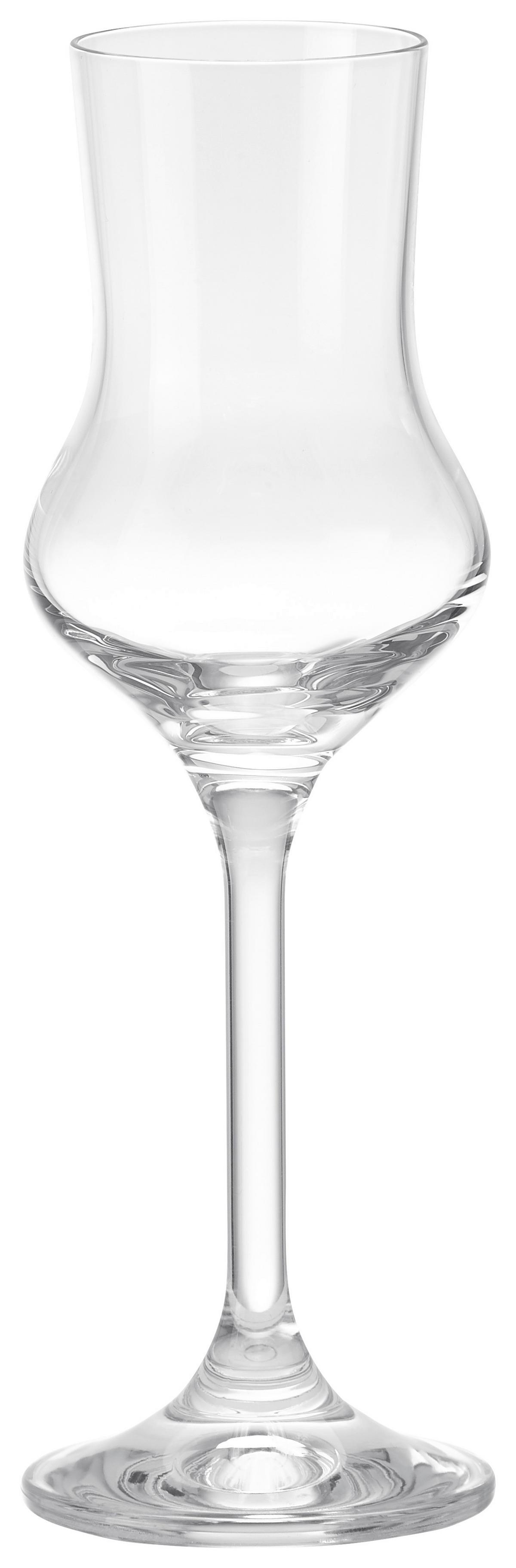 SKLENICE NA DESTILÁTY TREVISO - čiré, sklo (0,08l) - Bohemia