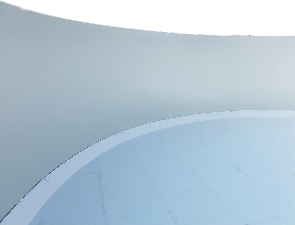 Bodenisolationsset Oval B/L: 360x490 cm 3--Teilig. Set - Weiß, MODERN, Kunststoff (360/490cm)