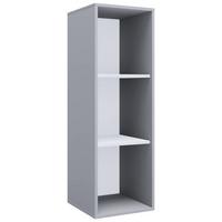 Aktenregal Lona Grau B: 35 cm - Weiß/Grau, MODERN, Holzwerkstoff (35/110/37cm) - MID.YOU