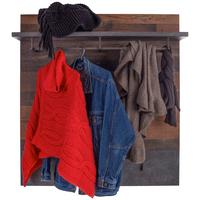 Šatní panel ONTARIO - šedá/barvy dubu, Trend, kompozitní dřevo (96/105/28cm) - Ondega