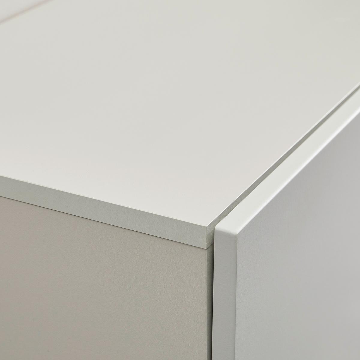 Wohnwand Brann Wohnwand - Eichefarben/Schwarz, Design, Glas/Holzwerkstoff (240/150/40cm) - MID.YOU