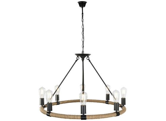 Hängeleuchte Marlo - Schwarz/Braun, MODERN, Naturmaterialien/Metall (81/130cm) Hängeleuchte Marlo - Schwarz/Braun, MODERN, Naturmaterialien/Metall (81/130cm)