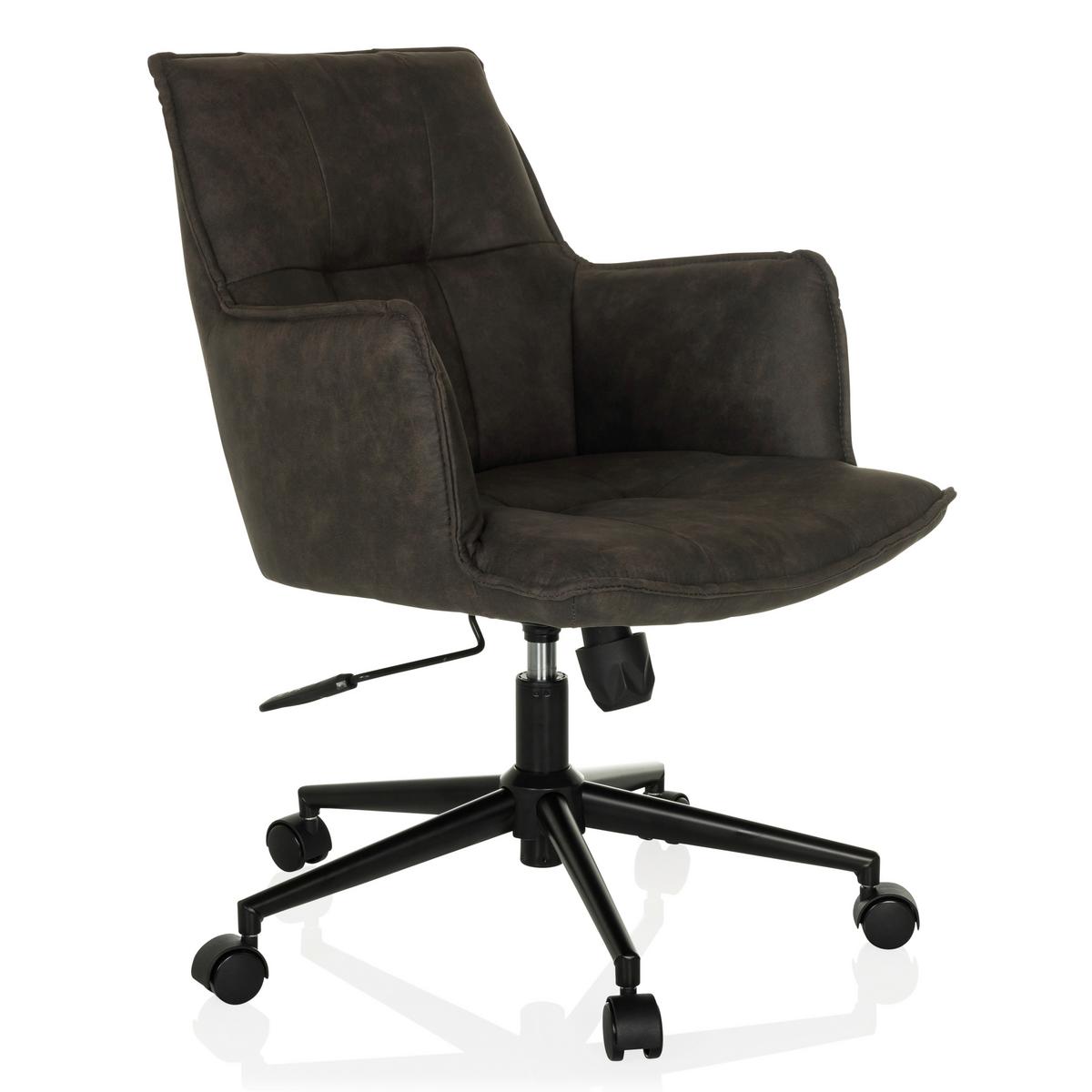 Drehstuhl Solao Life Dunkelgrau B: 54 cm - Dunkelgrau/Schwarz, MODERN, Kunststoff/Textil (54/85/70cm) - MID.YOU