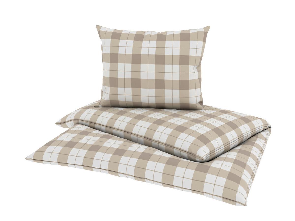 Bettwäsche Lund - Beige, MODERN, Textil - Luca Bessoni