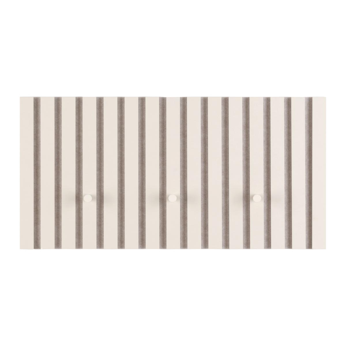 Šatní lišta GRACE písková - pískové barvy, Moderní, kompozitní dřevo/textil (60/30/7,5cm) - Mömax