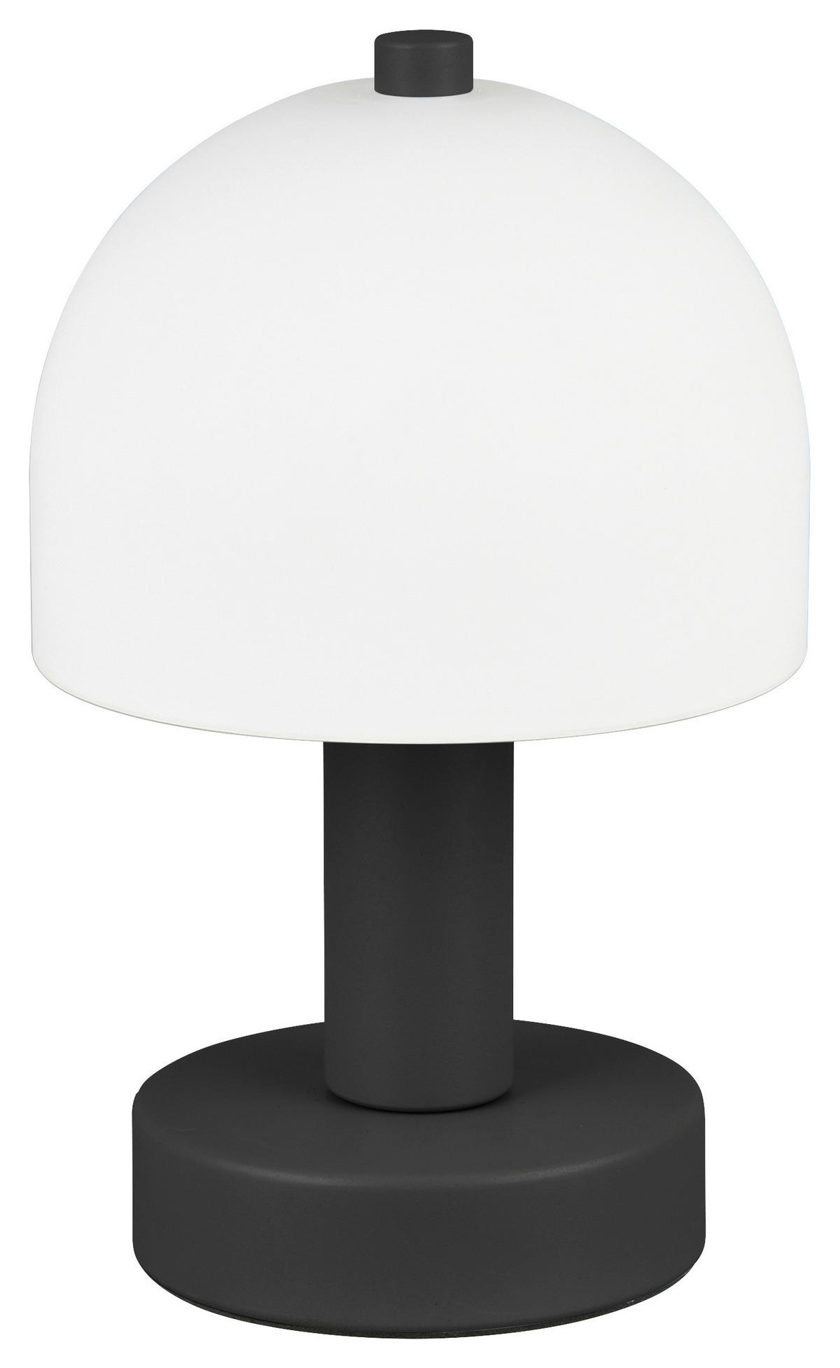 Tischleuchte Mio - Schwarz/Weiß, Basics, Glas/Metall (9/19cm) - James Wood