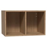 Wandregal Las Vegas Eiche Sierra Dekor B: 60 cm - Eichefarben, MODERN, Holzwerkstoff (60/36/37cm) - Vertico