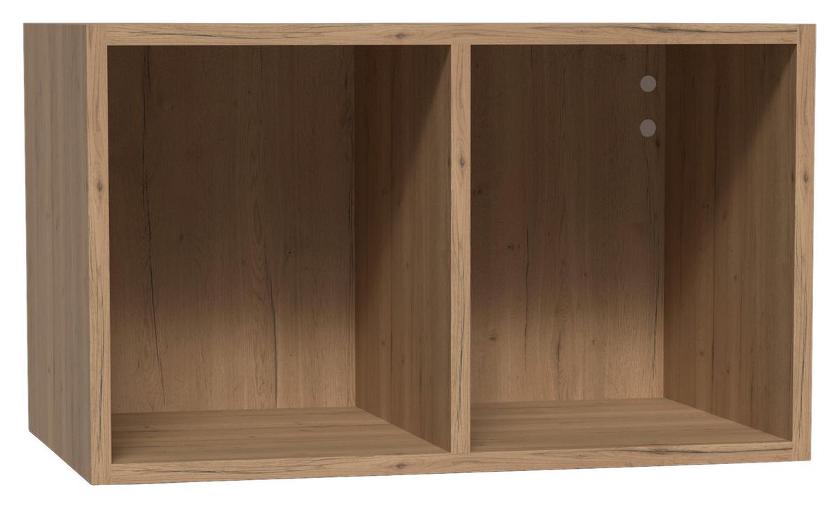 Wandregal Las Vegas Eiche Sierra Dekor B: 60 Cm - Eichefarben, MODERN, Holzwerkstoff (60/36/37cm) - Vertico