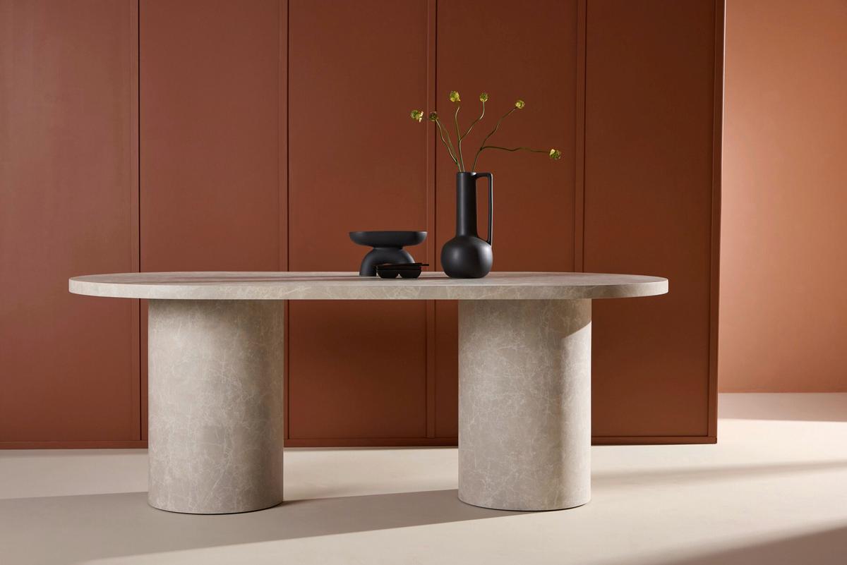 ESSTISCH Narvik, Beige B: 200 cm - Beige, MODERN, Holz (200/100/75cm) - Livetastic