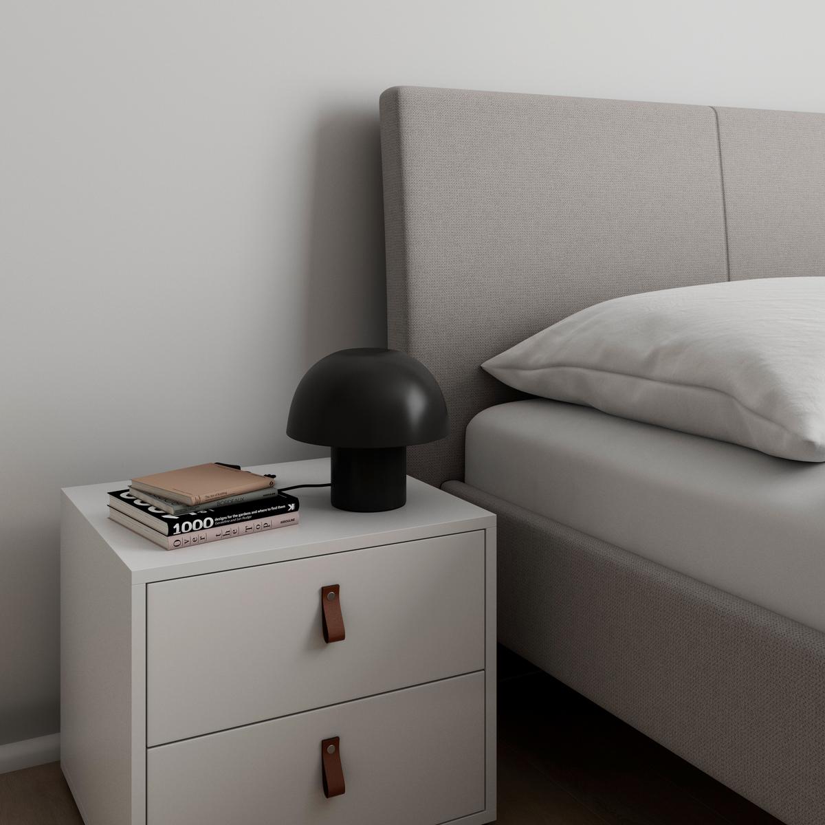 STOLNÍ LAMPA CARLA - černá, Moderní, kov (22,5/22cm) - Bessagi Home