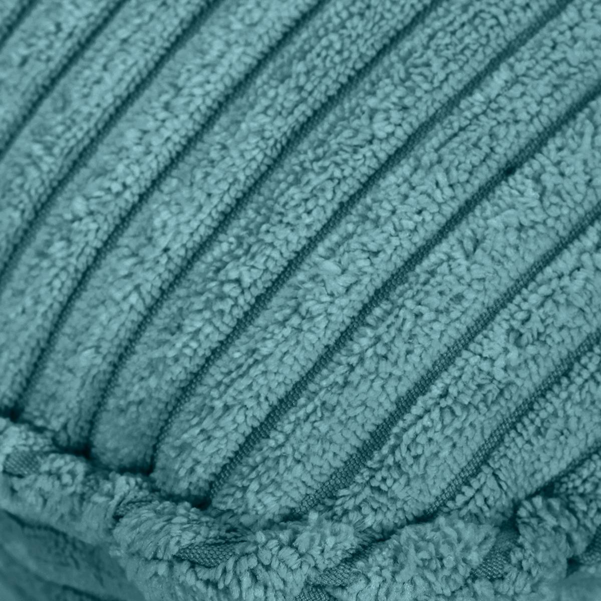 Hocker Lorris - Petrol/Schwarz, KONVENTIONELL, Textil (60/49/53cm) - MID.YOU