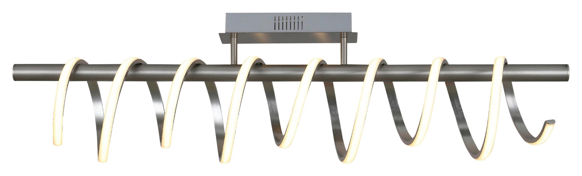 LED-Deckenleuchte L: 100 cm, 3-fach dimmbar - Nickelfarben, Design, Metall (100 cm cm) - Näve