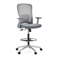 DREHSTUHL Top Work Grau B: 68cm - Grau, MODERN, Kunststoff/Textil (68/136/60cm) - MID.YOU