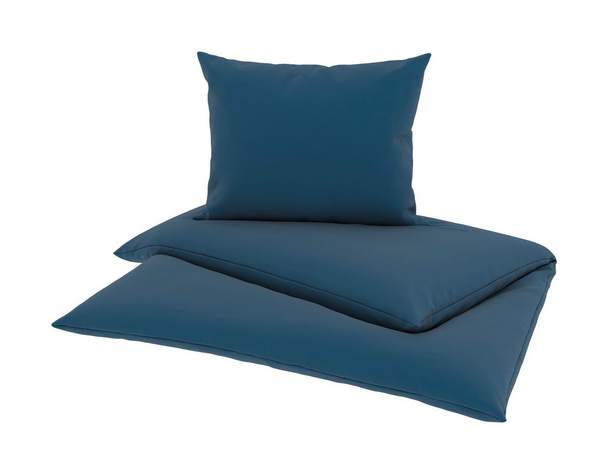 BETTWÄSCHE OLIVA - Dunkelblau, MODERN, Textil - Luca Bessoni