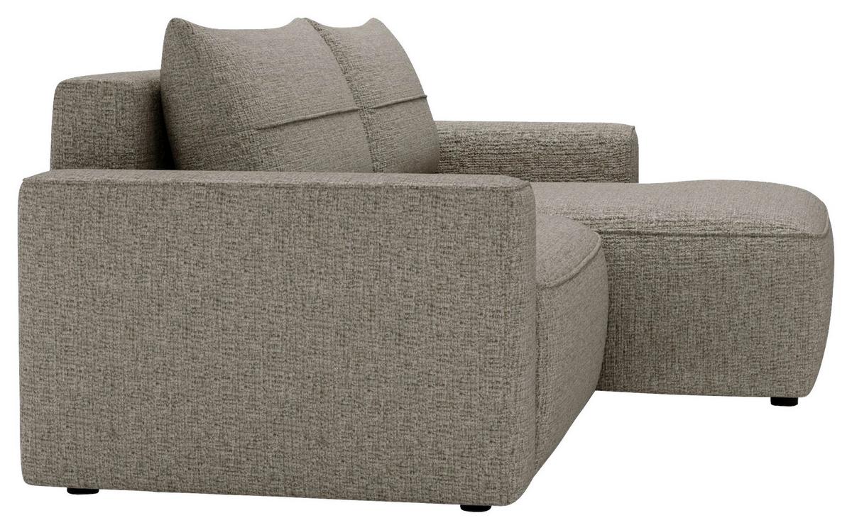 Lullo Taupe S: 233x144 Cm - Taupe/Schwarz, Design, Textil (233/144cm) - Livetastic