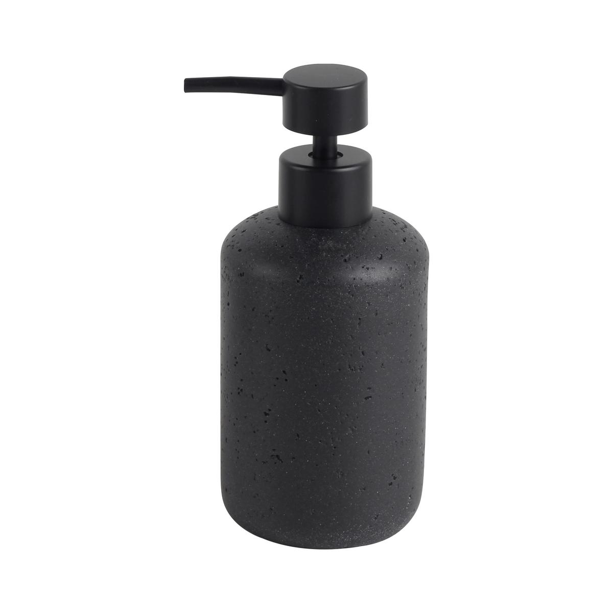 Dávkovač mydla LOKI - čierna, Modern, plast (7,6/16,9cm) - Mömax