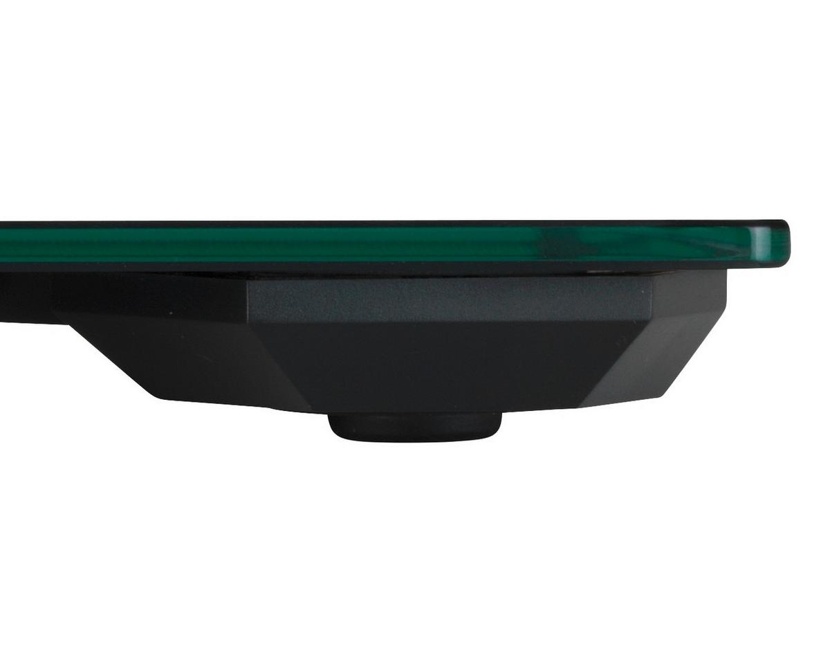 Personenwaage Digital Bis 180 Kg - Schwarz, KONVENTIONELL, Glas/Kunststoff (28/2,2/28cm) - Wenko