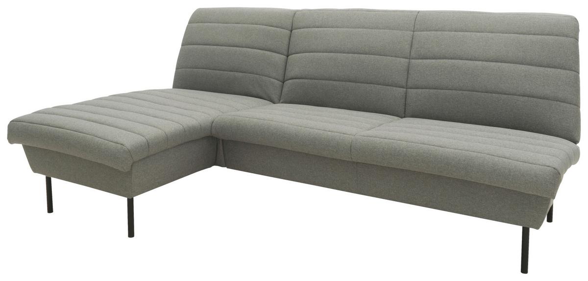 Ecksofa Looks Ix - Graubraun/Schwarz, Design, Textil (168/214cm) - LOOKS by W.Joop