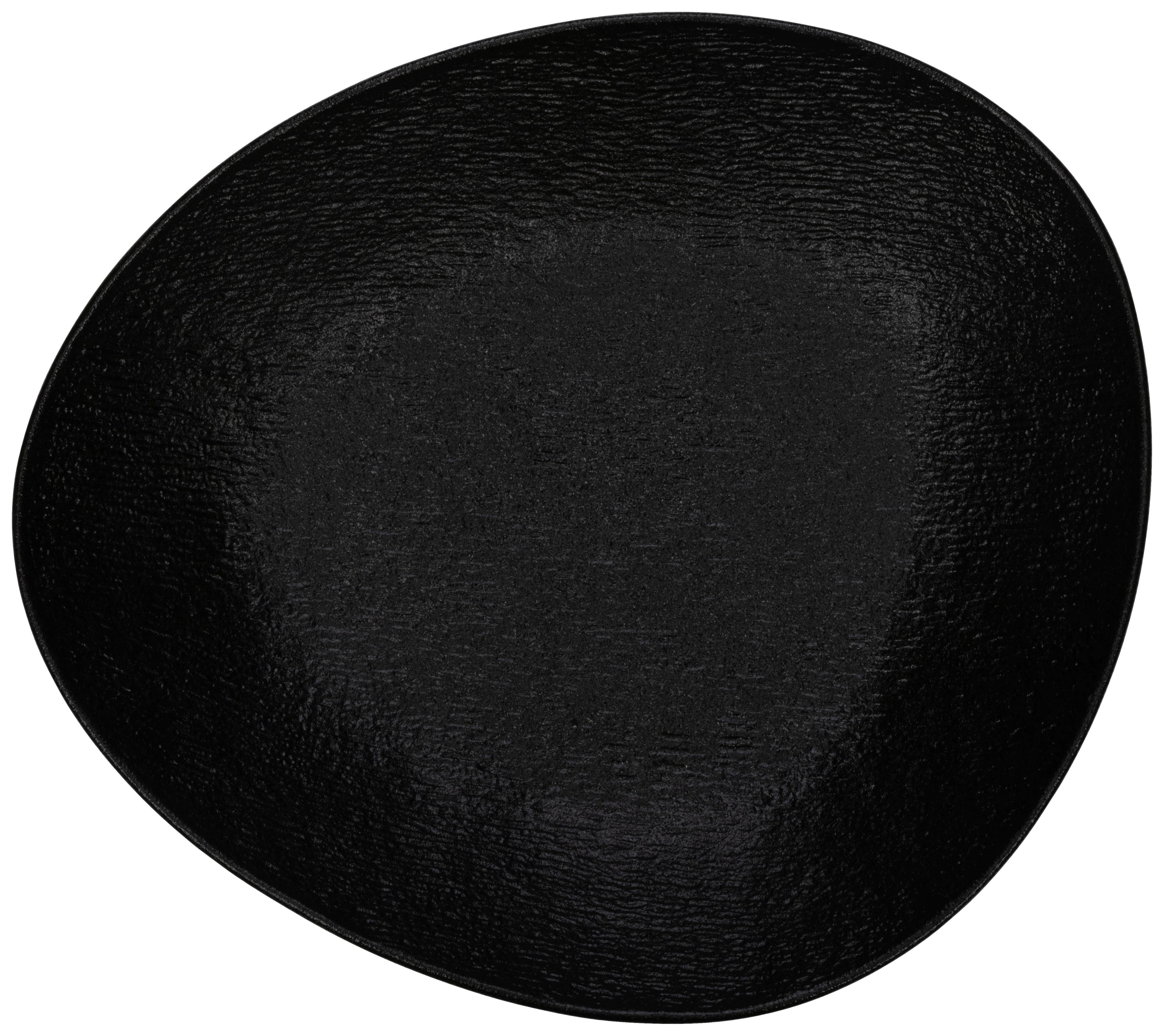 Hluboký Talíř Haruki - černá, Moderní, keramika (25,3/22,3/5,1cm) - Premium Living