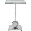 Beistelltisch-Set Leva 125 Silberfarben B: 42 cm - Silberfarben, Design, Glas/Metall (42/42/62cm) - Kayoom