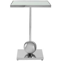 Beistelltisch-Set Leva 125 Silberfarben B: 42 cm - Silberfarben, Design, Glas/Metall (42/42/62cm) - Kayoom