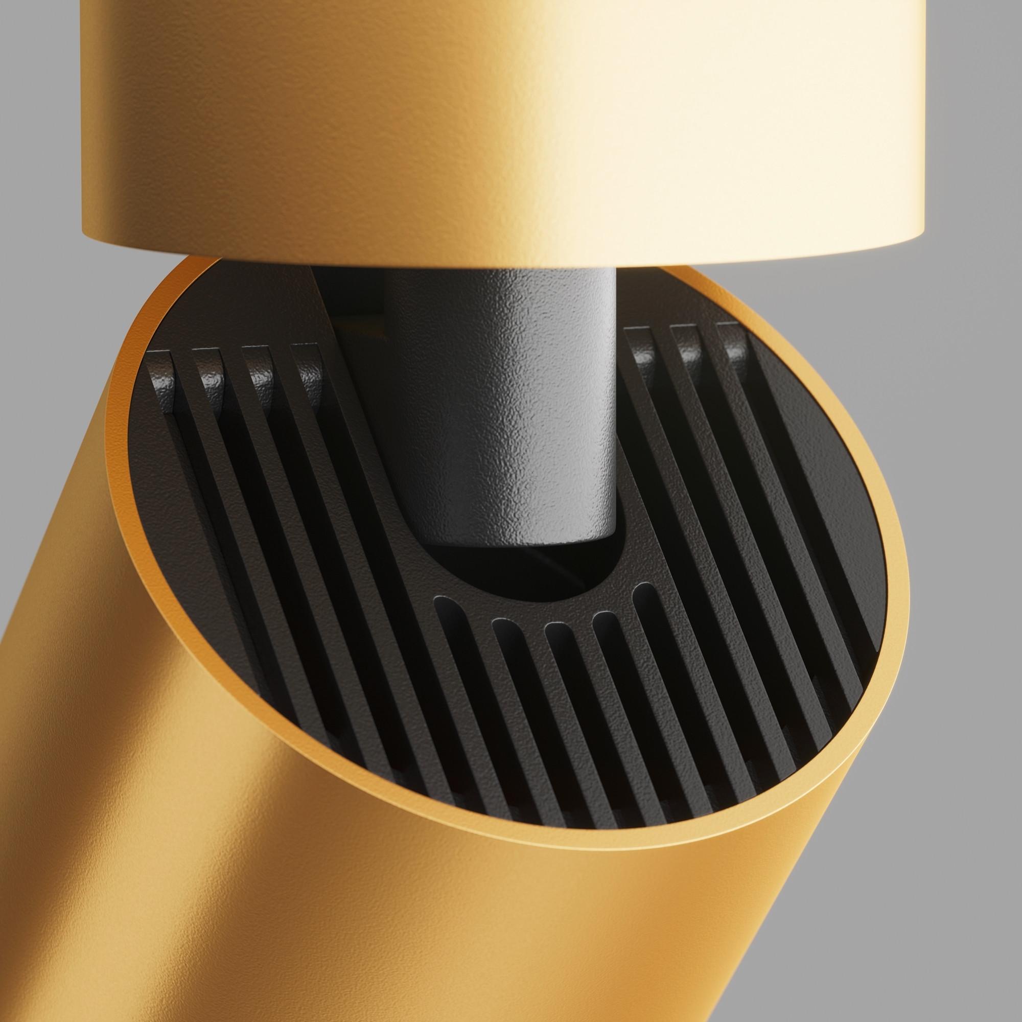 Strahler FOCUS S - Goldfarben, Trend, Metall (5.2/12.8/5.2cm) - MAYTONI