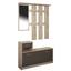 Garderobe Iza - Eichefarben/Braun, KONVENTIONELL, Glas/Holzwerkstoff (100/190/26cm) Garderobe Iza - Eichefarben/Braun, KONVENTIONELL, Glas/Holzwerkstoff (100/190/26cm)