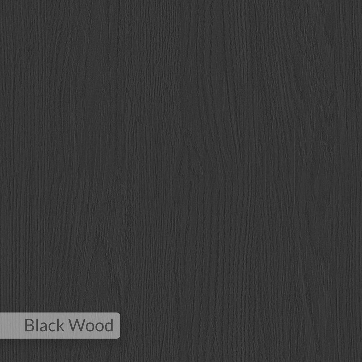 Nachttisch Elos, Schwarz B: 27 Cm - Schwarz, Design, Holzwerkstoff (27/60/25cm) - Livetastic