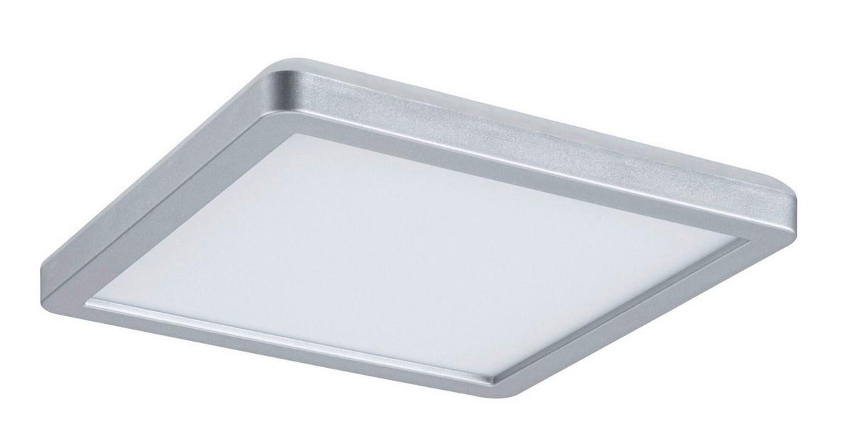 LED-Paneel L: 19 cm 71007 - Chromfarben, Basics, Kunststoff (19/19/2,8cm) - Paulmann