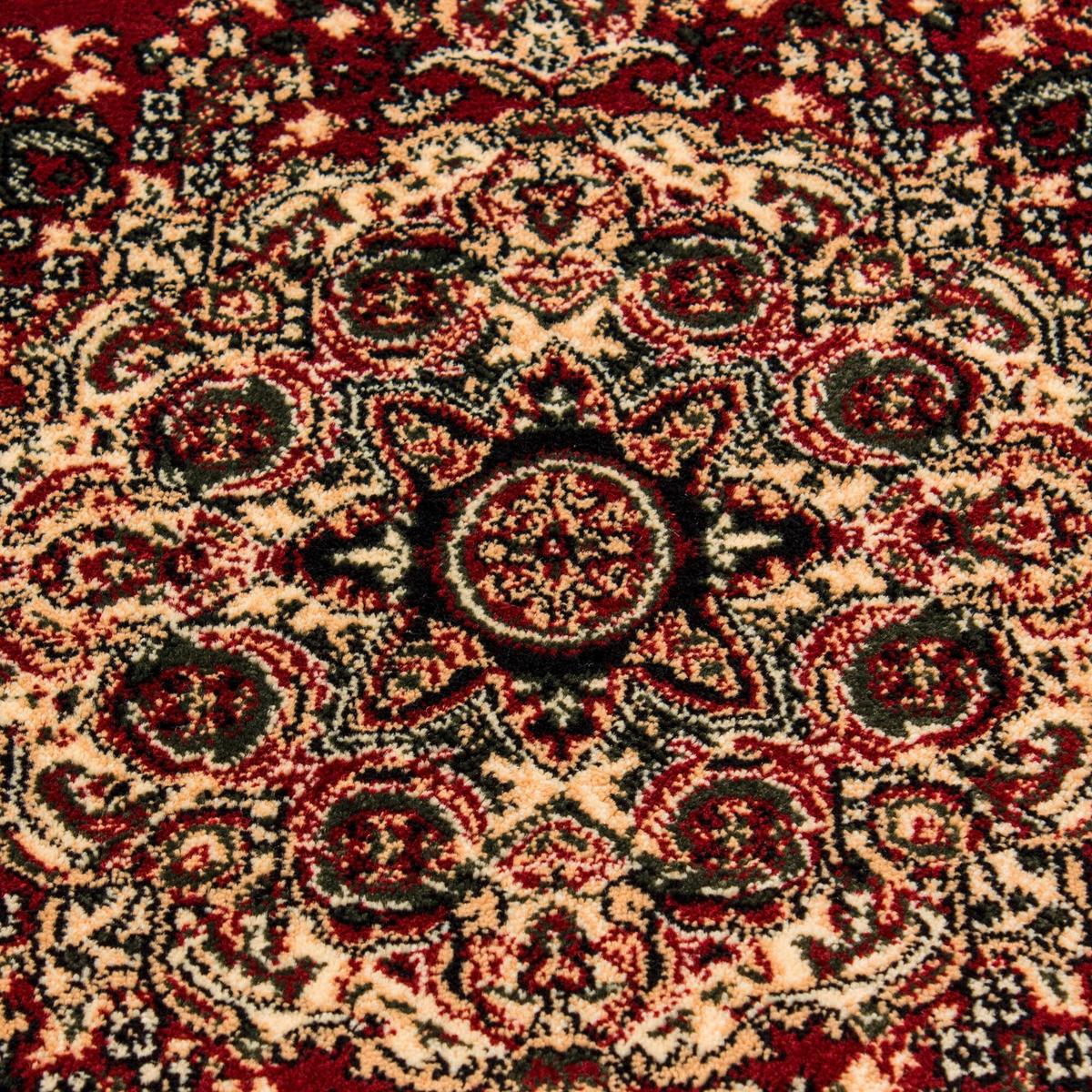 Webteppich Marrakesh - Rot/Multicolor, KONVENTIONELL, Textil (240/340cm) - Novel