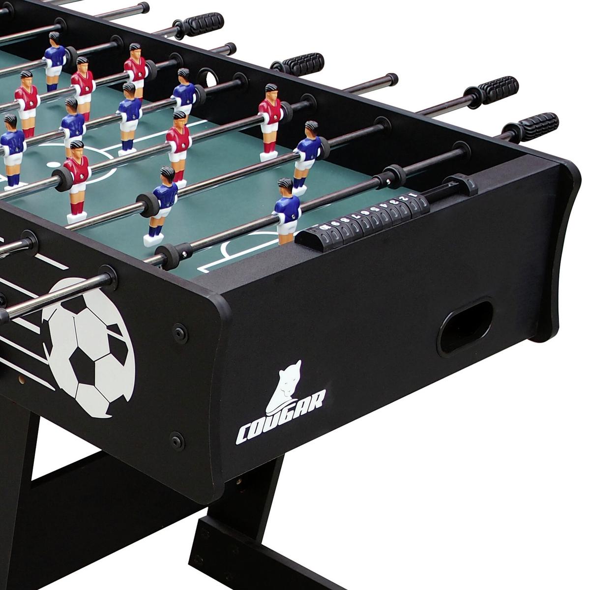 Stolní futbal SKORPION KICK - černá, Moderní, dřevo (121/61/81cm)