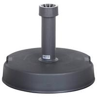 Schirmständer Kunststoff / Beton Für Dm 1.8-3,8 Cm - Anthrazit, KONVENTIONELL, Kunststoff/Stein (40/9/40cm) - Siena Garden