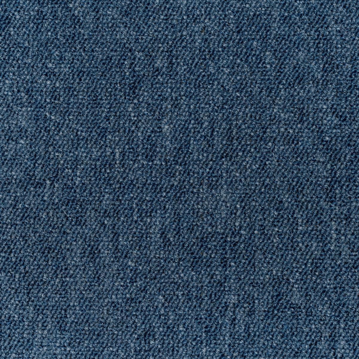 Teppichfliese Hellblau Sparkle 50x50cm Florhöhe 3,5mm - Hellblau, Basics, Textil (50/50cm)