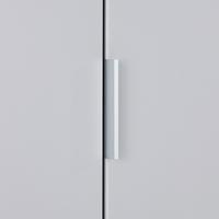 Drehtürenschrank 271 cm Alabama, Hellgrau - Hellgrau, MODERN, Holzwerkstoff (271/229/54cm)