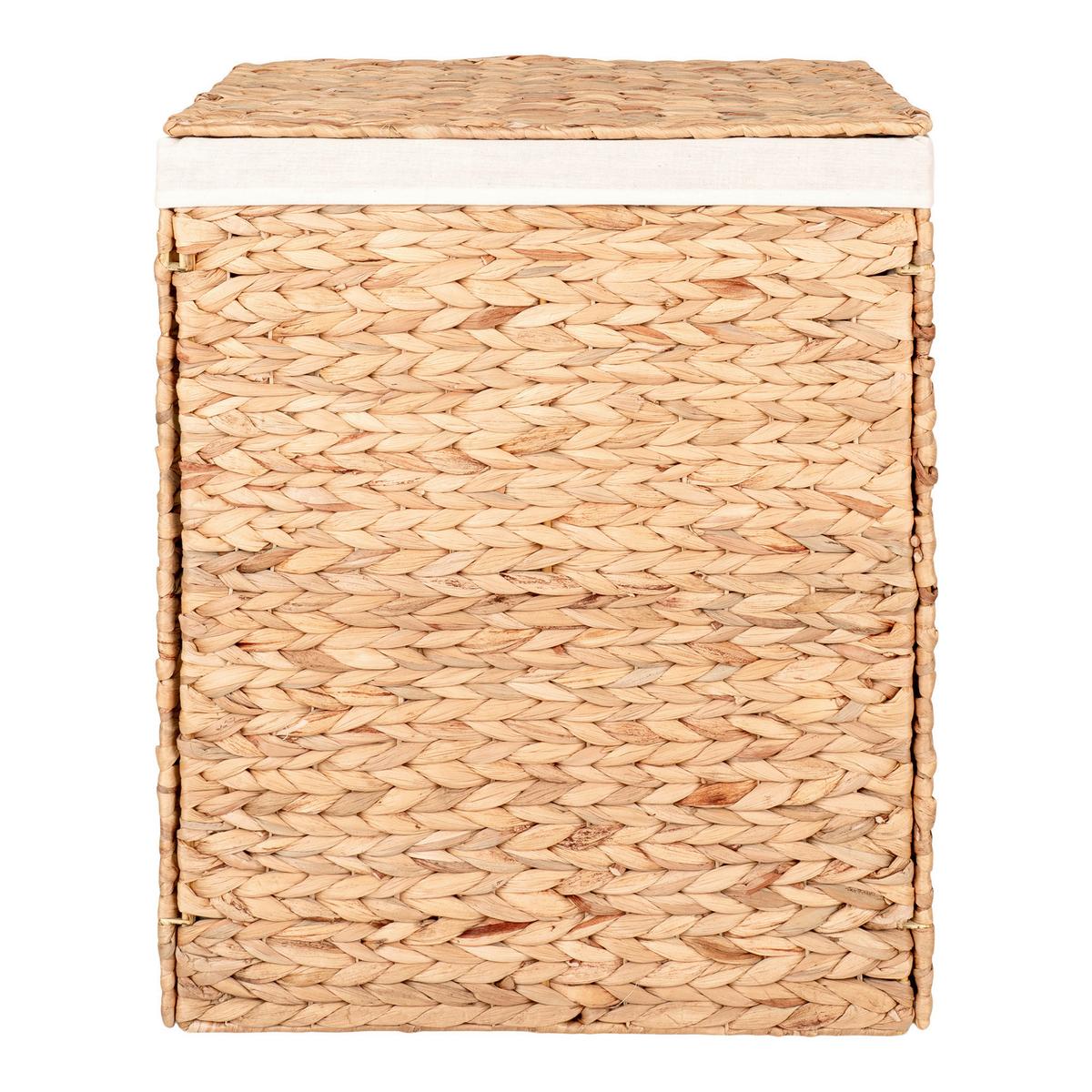 Wäschekorb Passo Hellbraun B: 43 cm - Hellbraun, Basics, Naturmaterialien (43/55/32cm)